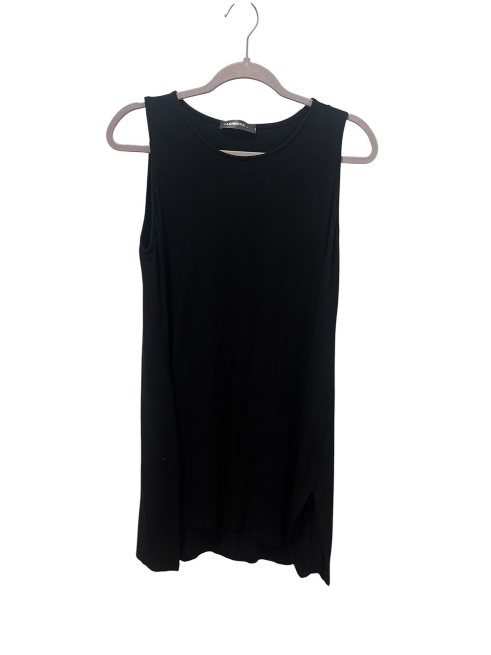 Alembika Essential Sleeveless Tunic Top Black Size 10 - Picture 2 of 5